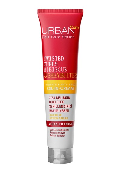 Twisted Curls Hibiscus & Shea Butter Durulanmayan Bakım Kremi 175 Ml
