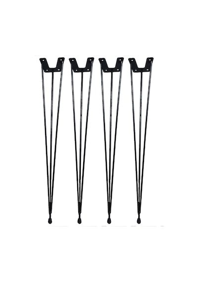 Firkete Tel Sehpa Ayağı Siyah (4 adet - 54 cm.) Firkete Tel Sehpa Ayağı Siyah (4 adet - 54 cm.)