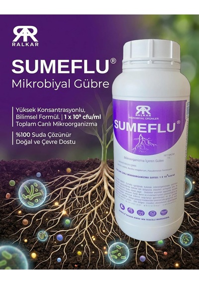 Mikrobiyal Ürünler Mikroorganizma İçeren Gübre 1 Lt