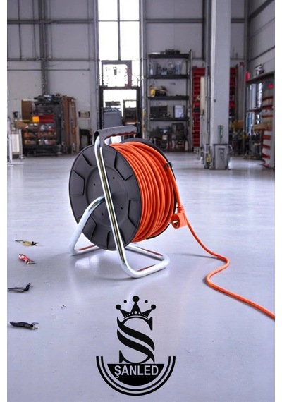 Makaralı 3x2,5 Mm 4 Prizli Seyyar Kablo 20 Metre Diğer