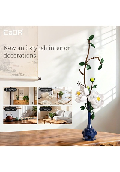 C59033w Cada Saksılı Şakayık Model 324 Parça Blk Oyuncak