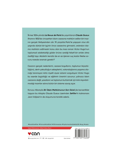 Claude Gueux - Victor Hugo - Can Yayınları