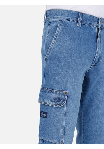 Colin's Colins 162 Blair Kargo Kesim Orta Bel Düz Paça Mavi Erkek Pantolon Cl1068707 Mavi