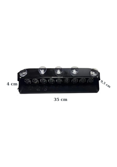 Flaş Led Çakarlı 27w 9 Led Kırmızı-mavi 8 Fonksiyonlu / Lapa175-1