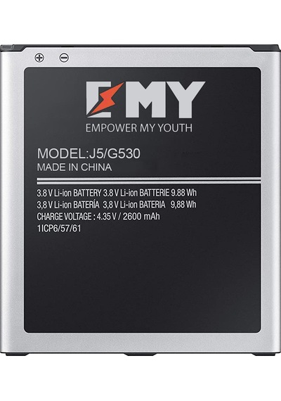 EMY Samsung Uyumlu Galaxy J5 J500 / Grand Prime G530 2600 mAh Batarya
