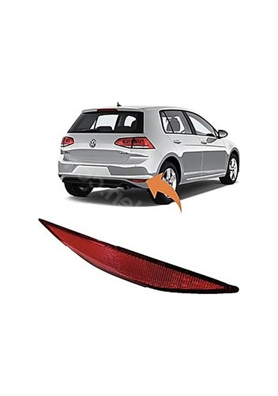 Volkswagen Golf 7 2014-2017 Arka Tampon Reflektörü Sağ Oem 5g0945106