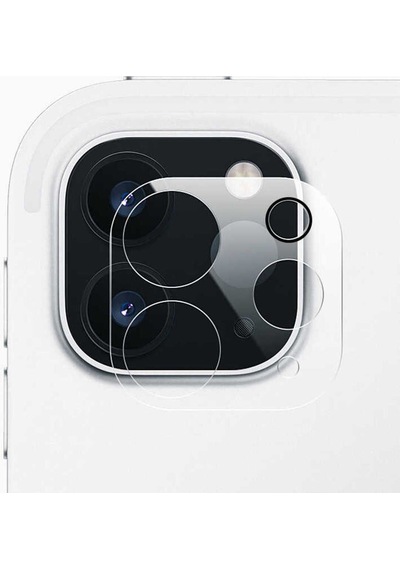 Apple Uyumlu iPad  Pro 12.9 2020 4.nesil Kamera Lens Koruyucu Cam Şeffaf
