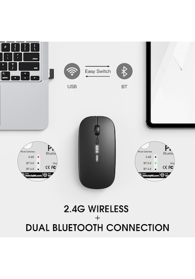 Inphıc M1pro Ultra İnce Sessiz Bluetooth Mouse