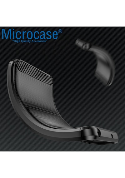 Huawei P60 / P60 Pro Brushed Carbon Fiber Silikon Kılıf - Al3332