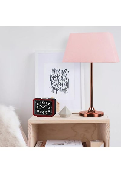 Seiko Qhk062r Sessiz Saniyeli Aydınlatmalı Bell Sesli Alarmlı Masa Saati Çok Renkli