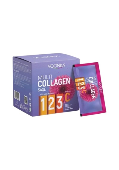 Voonka Voonka Multi Collagen Tıp 1,2,3 Vitamin C 30 Saşe