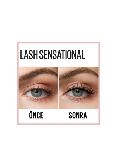 Maybelline New York Lash Sensational Intense Black Maskara 9.5 ML + Mini Lash Sensational Siyah Maskara 4.5 ML