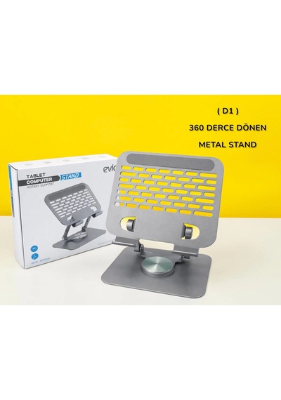 Eima 360 Döner Metal Tablet Tutacağı Ayarlanabilir Masaüstü Tablet Standı