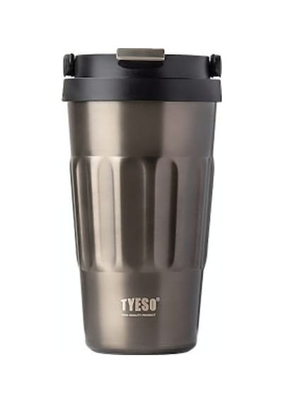 Tyeso Coffe Mug Vakumlu Paslanmaz Çelik Taşıma Kulplu 500 ML