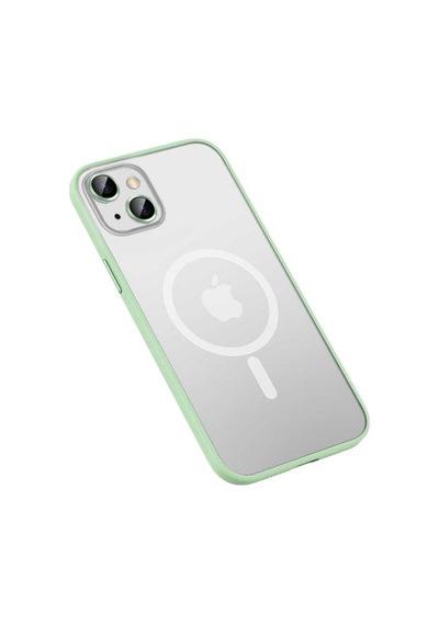 Apple Uyumlu iPhone 13 Pro Max Kılıf Zore Mokka Wireless Kapak Yeşil