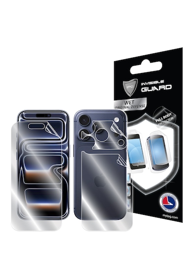 Apple Uyumlu   iPhone 17 Pro Için Hydrogel İnce Tpu Tam Kaplama Ekran Ve Arka Koruma