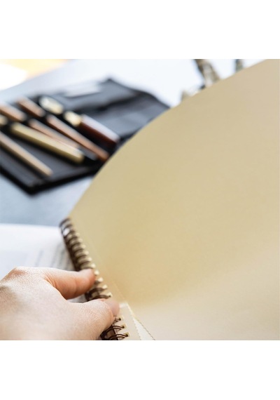 A4 Eskiz Defteri Kraft Kapak 60 Yaprak 140 Gr. Perforajlı Sketch Book Genel