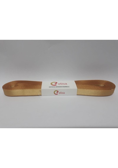 Gold Çift Taraflı 1 CM Saten Kurdele