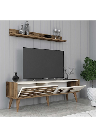 Variant Valensiya 140cm Tv Ünitesi - Ceviz / Krem