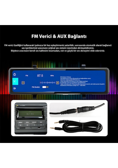 Araç Kamerası C3 Carplay Android Multimedya 4k Ön Ve Arka Kamera