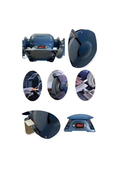 Stilmax 200Mm 650 Watt Bakır Taş Motoru Bileme Çark Taşı