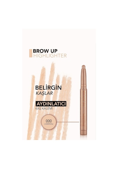 Flormar Brow Up Asansörlü Kalem Aydınlatıcı 000 Champagne