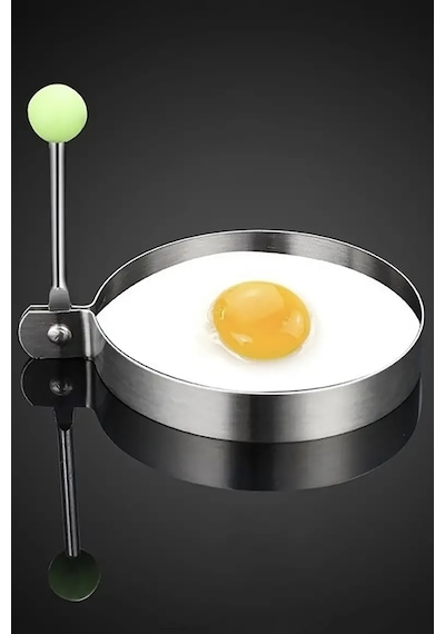 1 Adet Yumurta Pişirme Kalıbı Yuvarlak Yumurta Kalıbı Pratik Paslanmaz Mutfak Kalıbı Yuvarlak Çelik Diğer