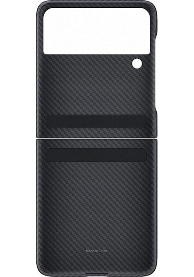 Samsung Uyumlu Galaxy Z Flip3 5G Aramid Cover Kilif, Siyah 526725154