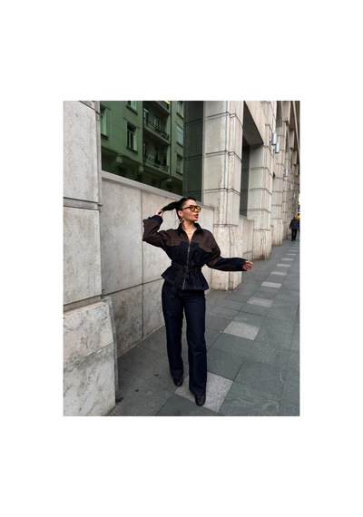 Gigi Wardrobe Milano Denim Takım Lacivert Lacivert