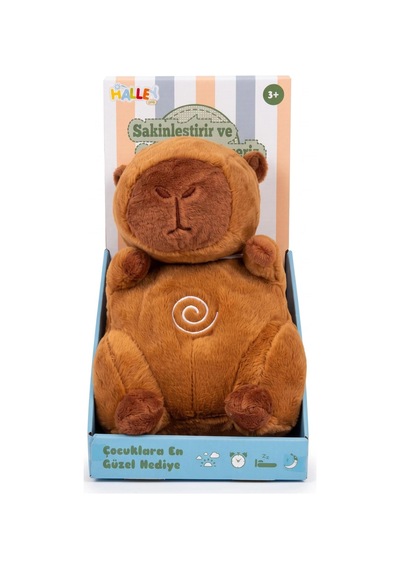 Pl50123 28 Cm Işıklı Müzikli Peluş Oyuncak Peluş Duygusal