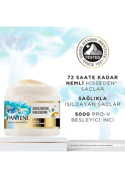 Pantene Pro-V Miracles Hydra Glow Nemlendirici Yoğun Saç Maskesi 300 ML