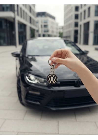 Volkswagen İle Uyumlu Metal Siyah Anahtarlık Aksesuar Polo Golf Passat Tiguan Bora Jetta Scirocco Vw Cc Taigo
