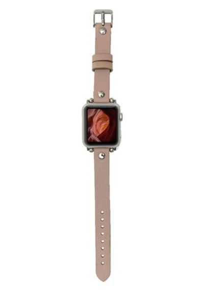 Bouletta Apple Watch Uyumlu Deri Kordon 38-40-41Mm St Nu1 Pembe