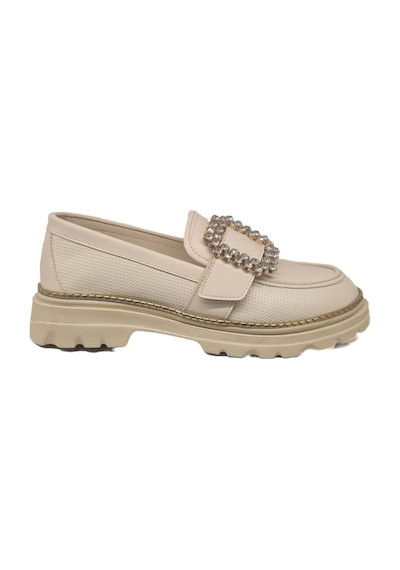 Ventes Kemer Taşlı Kadın Loafer Ayakkabı 989515-5z Ten