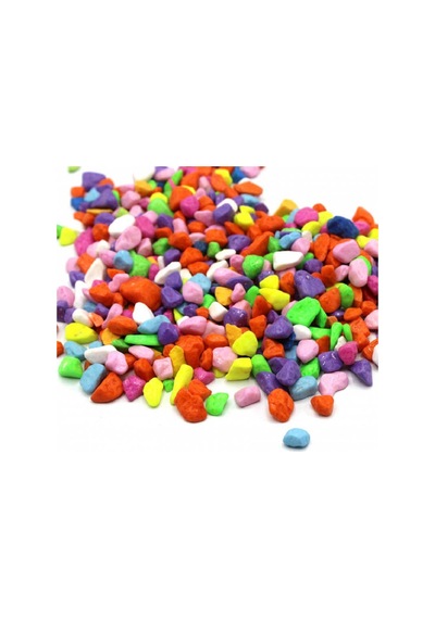 Atılım Akvaryum Fanus Akvaryum İçin Renkli Çakıl Taşı 1 KG