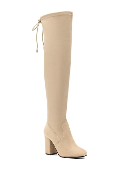Nine West Cirka 1Pr Krem Kadın Topuklu Çizme 101065395 Bej