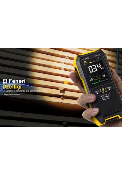 Fnırsı Wmt-10 Manyetik Nem Ölçer Ahşap & Yapı Malzemeleri