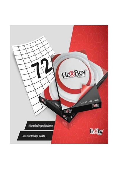 Herboy Etiket-laser 35x23mm Hb-1172 Beyaz