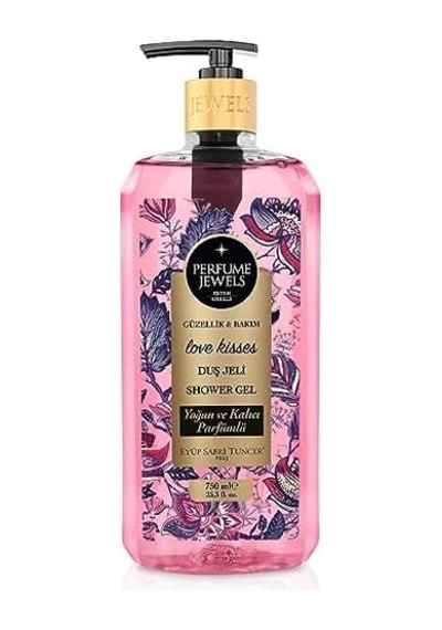 Pj Duş Jeli Kisses 750 Ml Pet Şişe Açık Mavi