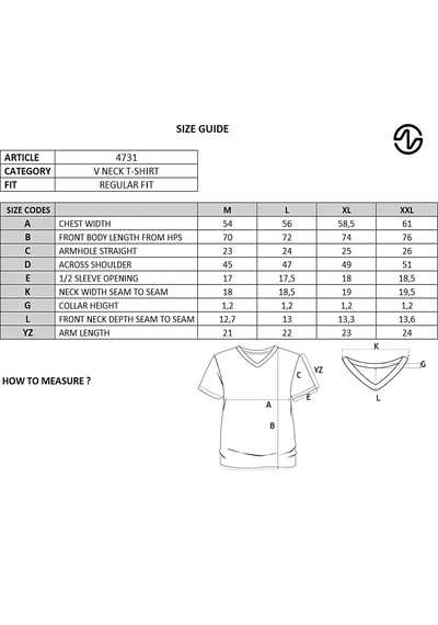 Arma Ar-ma Erkek V Yaka Tişört Baskisiz Basic Örme Kumaş Regular Fit %47 Modal %47 Pamuk %6 Likra 30/1 Penye Modal Full Likra Süprem Y31344473102 Vizon-v1