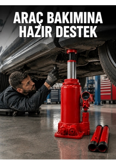 Mey İthalat 2 Ton Hidrolik Kaldırma Gücü İle Güvenli Araç Desteği