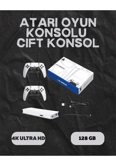 M15 Retro Konsol 20.000 Oyunlu, Çift Gamepadli, 4k Hdmı