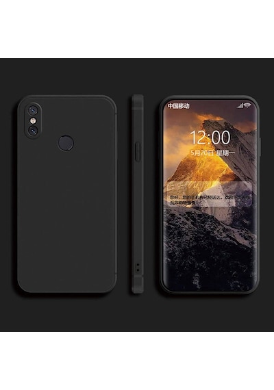 Xiaomi Redmi 6 Pro Kılıf Zore Premier Silikon Kapak Siyah