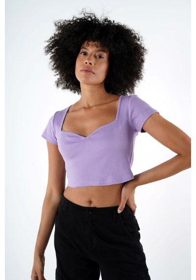 Alexander Gardi Alexandergardı Queen Anne Yaka Crop Bluz B24-00217 001