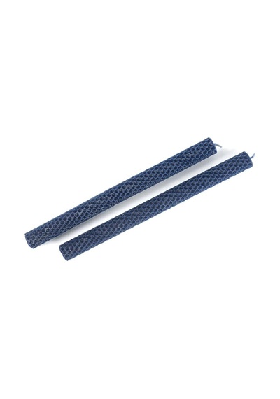Petek Lacivert Mat 25cm 2li Mum Karışık