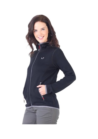 Woolona Marin Fermuarlı Kapüşonlu Kadın Sweatshirt Navy Blue