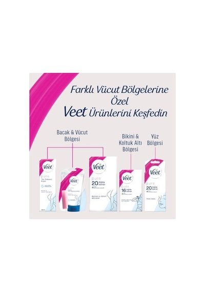 Veet Pure Tüy Dökücü Krem Hassas Cilt 200 Ml