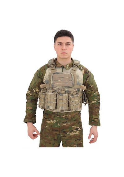 Single Sword Kasırga Tactical Balistik Plaka Takılabilen Açık Cepli Hücum Yeleği Atacs