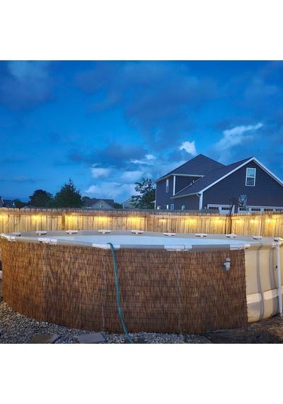 Bambu Dış Mekan İçin Gizlilik Çitleri, 50 160 Cm Yüksekliğinde, Dekoratif Perde, Bambu, Veranda, Balkon, Bahç