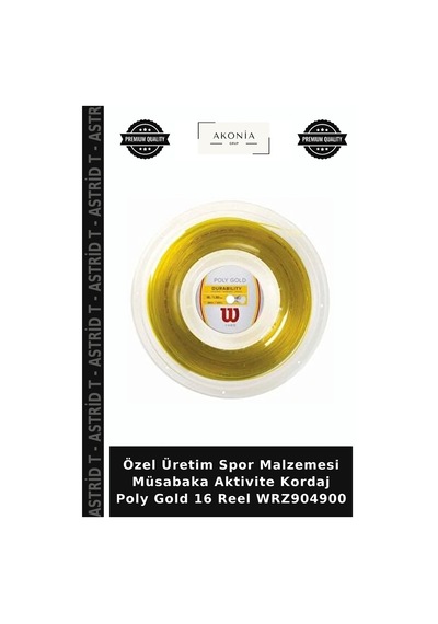 Özel Üretim Spor Malzemesi Müsabaka Aktivite Kordaj Poly Gold 16 Reel Wrz904900